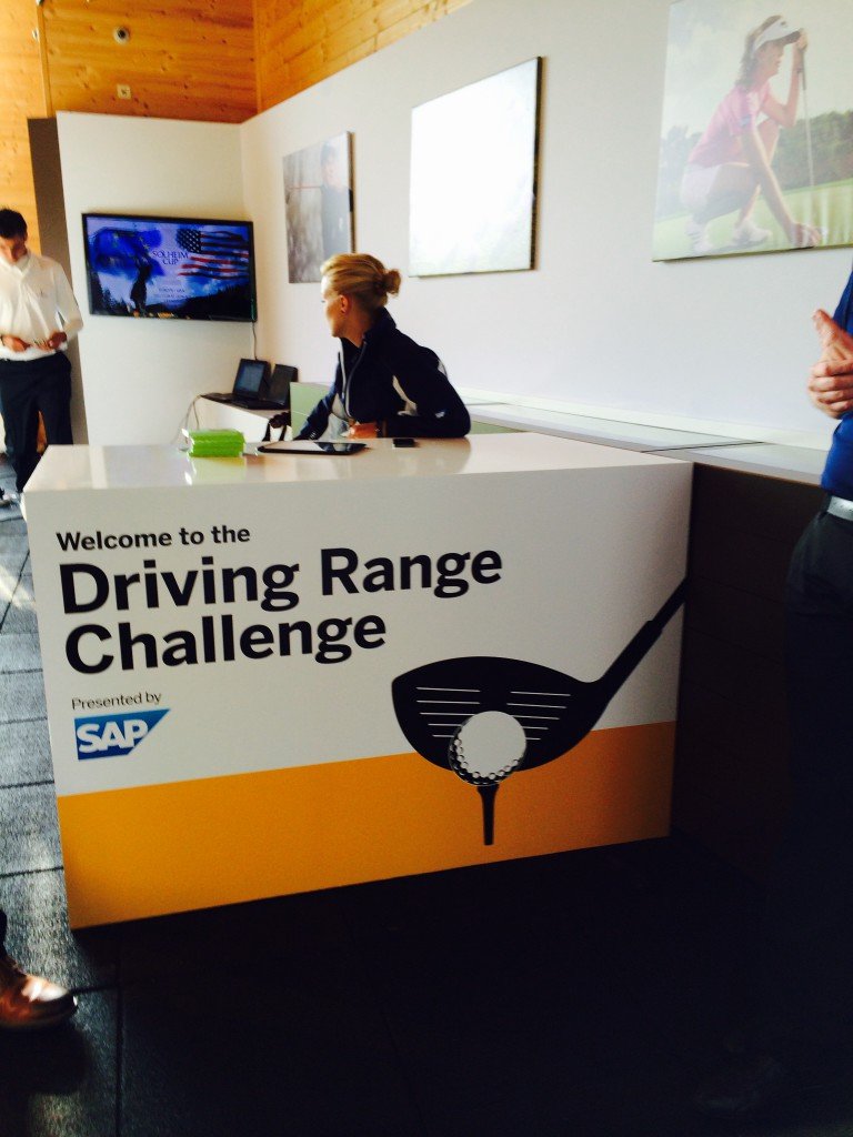 Long Drive challenge at the Solheim Cup Event