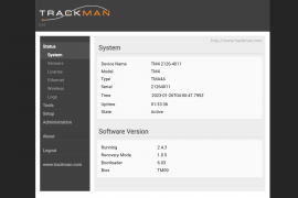 TrackManのウェブインターフェースに接続する方法